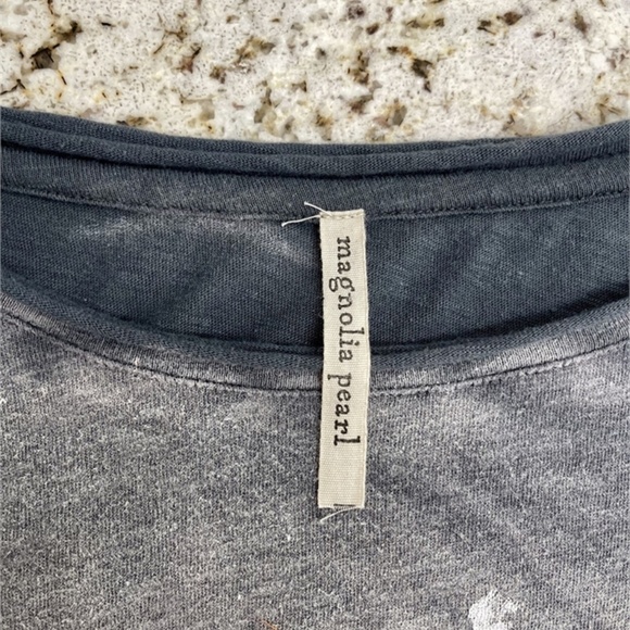 Rare Magnolia Pearl  7 (Seven) Pullover Tee Dress w/ Distressing & Fading ~ Ozzy - Picture 6 of 6